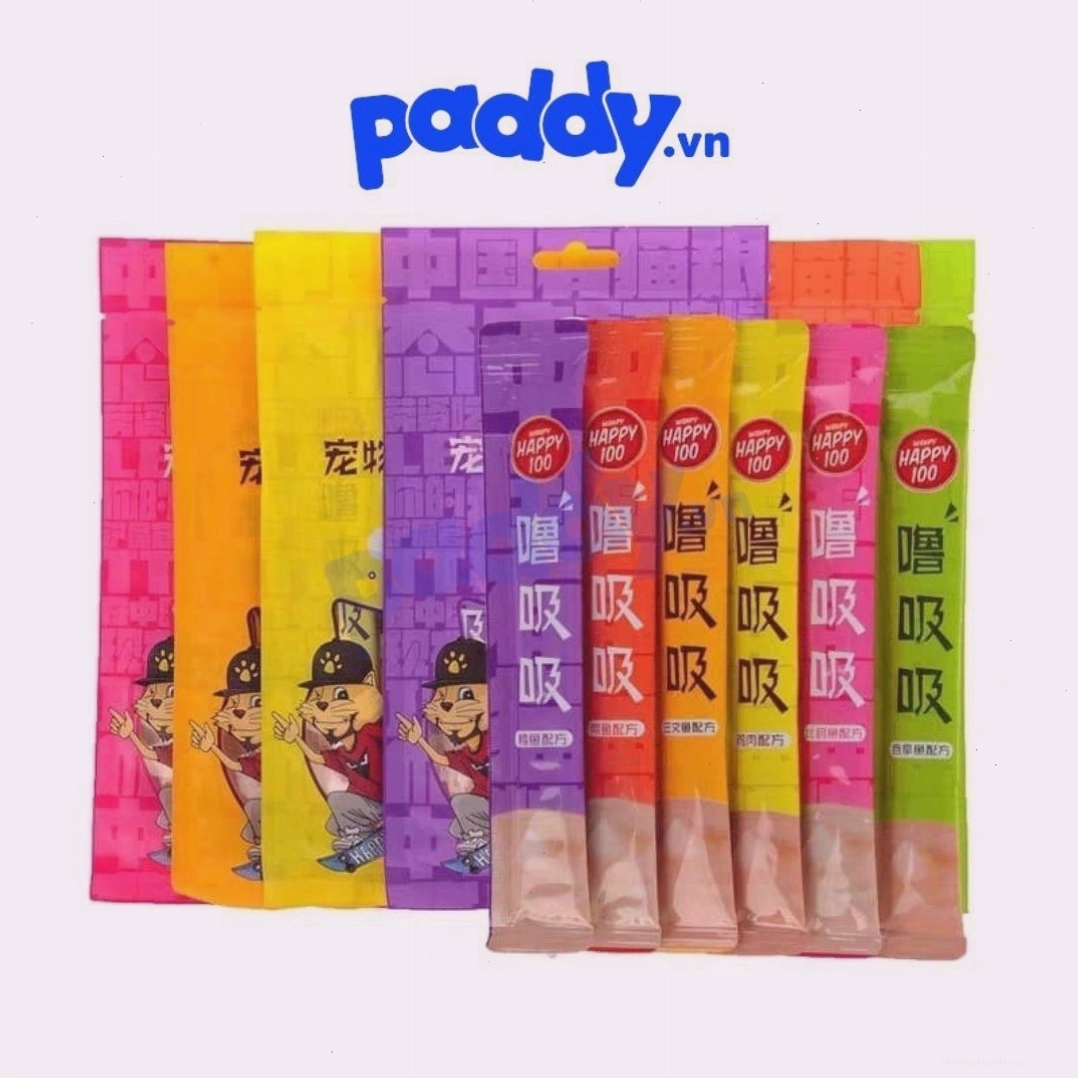 Súp thưởng cho mèo Wanpy Happy 100 5 gói
