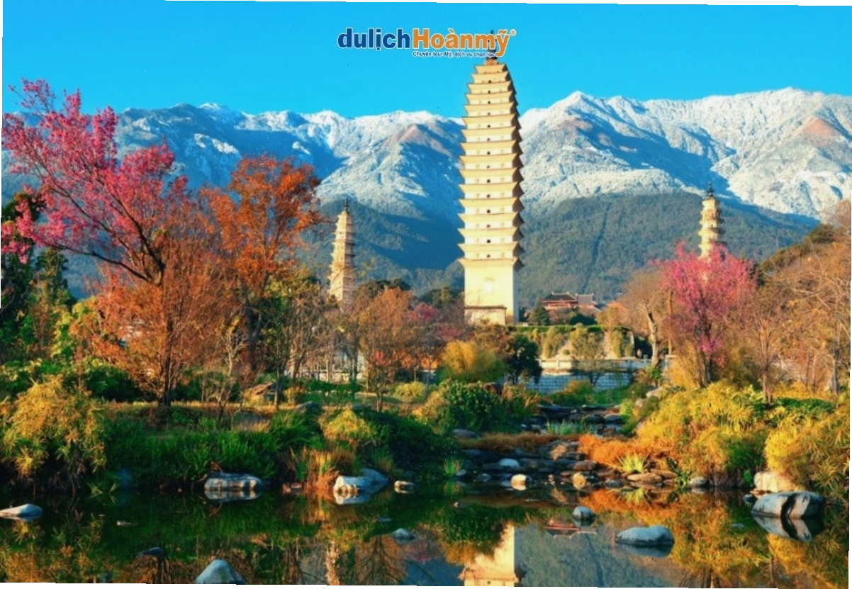Tam Tháp chùa Sùng Thánh biểu tượng uy nghiêm của Đại Lý