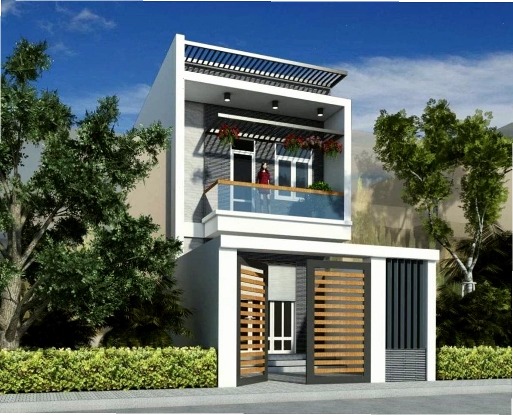 Thiết kế cổng nhà phố hiện đại, tối ưu không gian