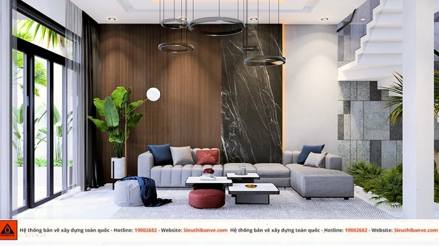 Thiết kế không gian phòng khách sang trọng và đẹp