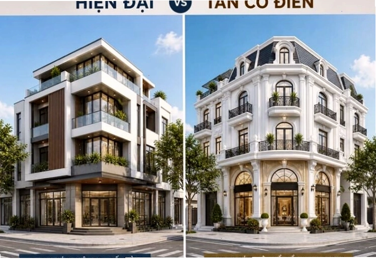 Thiết kế nhà phố 2 mặt tiền tiêu chuẩn, chi phí & giải pháp