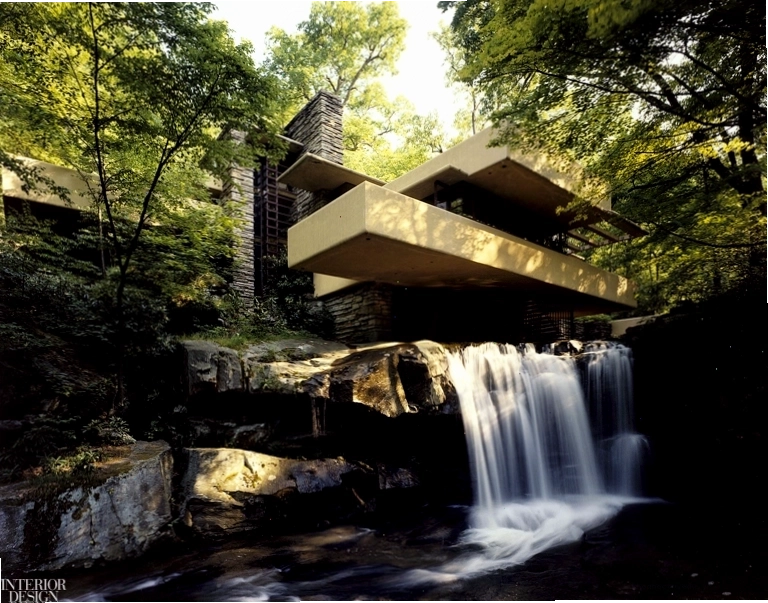 Toàn cảnh Fallingwater nhìn từ xa