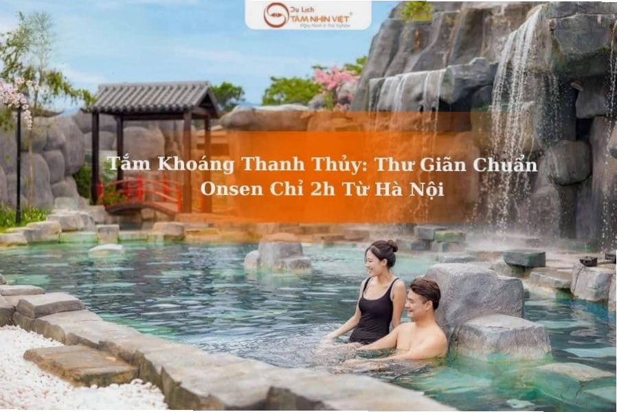 Trải nghiệm tắm Onsen tại Wyndham Lynn Times Thanh Thủy