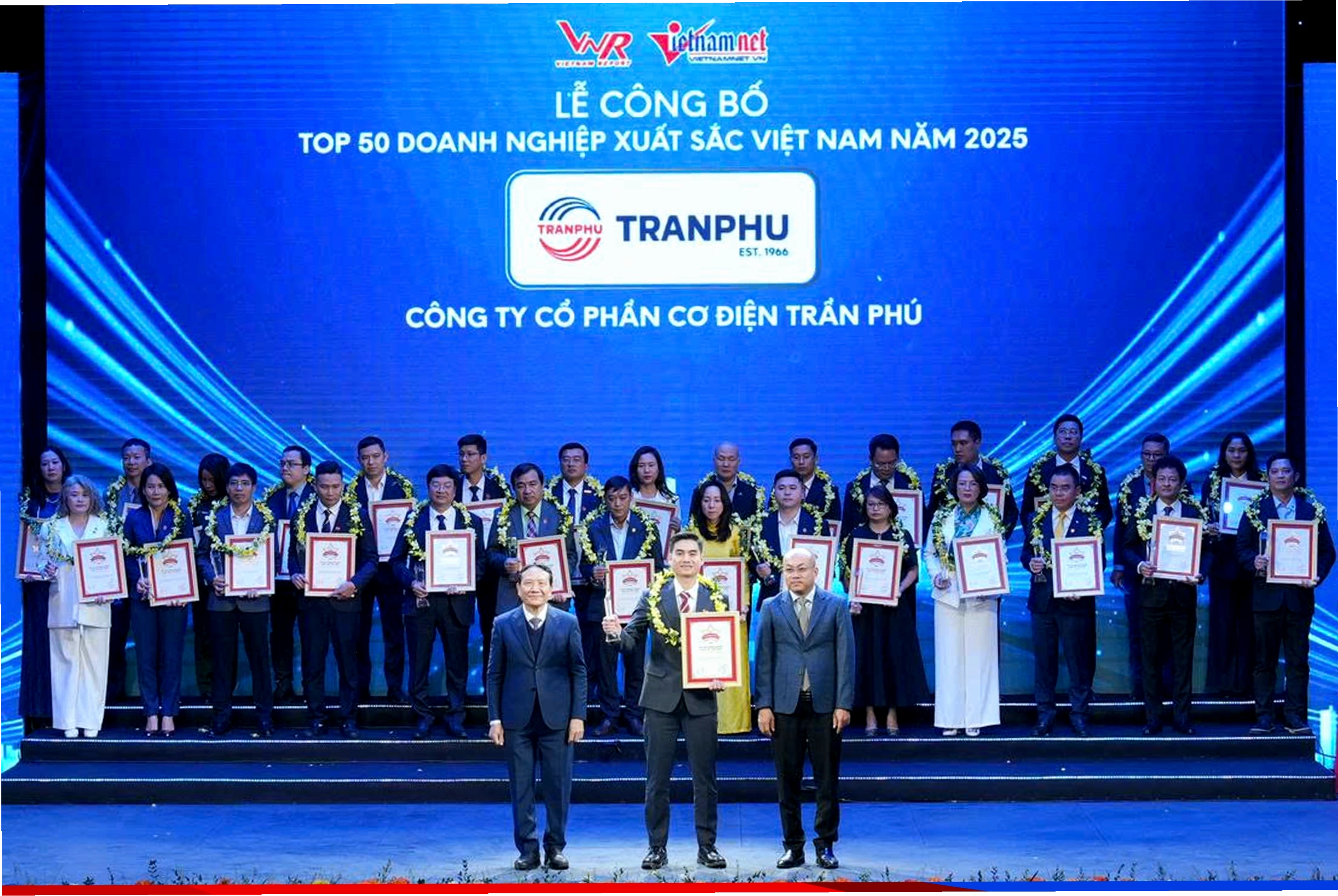 Trần Phú – TRAFUCO liên tục nằm trong Top 500 Doanh nghiệp lớn nhất Việt Nam