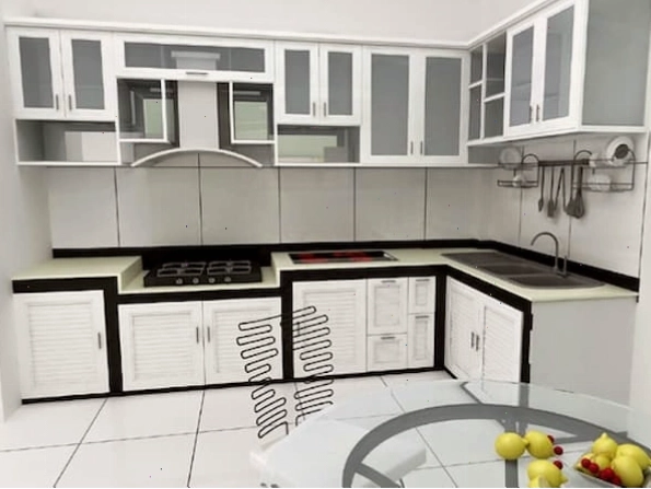 Tủ treo tường nhà tắm màu trắng tinh khôi, mang lại cảm giác sạch sẽ