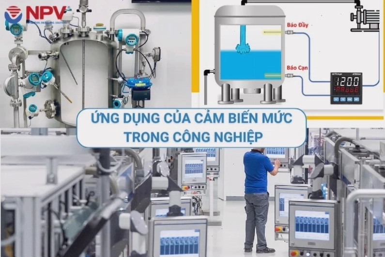 Ứng dụng của cảm biến mức trong công nghiệp