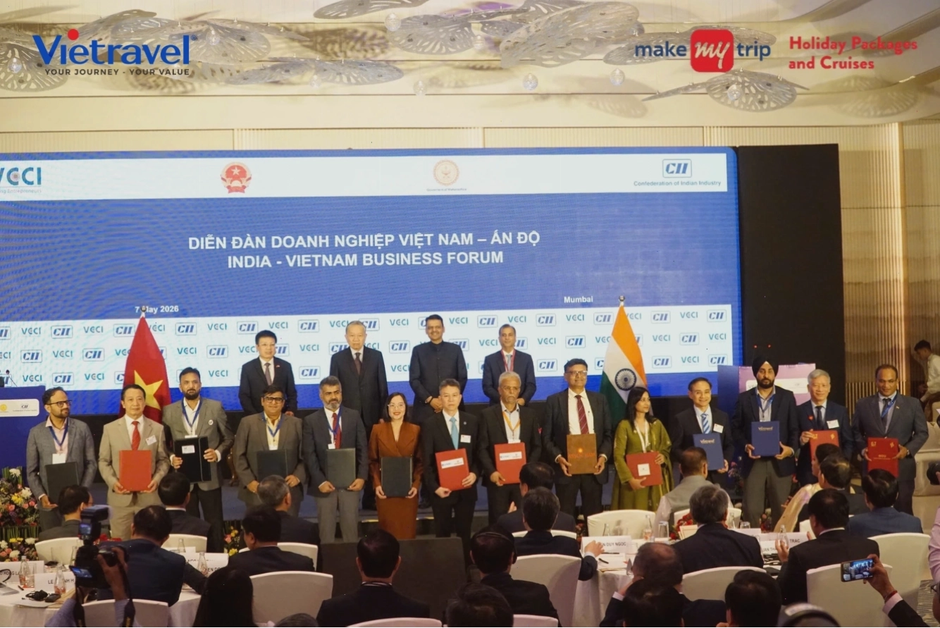 Vietravel ký kết hợp tác chiến lược với MakeMyTrip mở rộng cầu nối du lịch Việt Nam – Ấn Độ