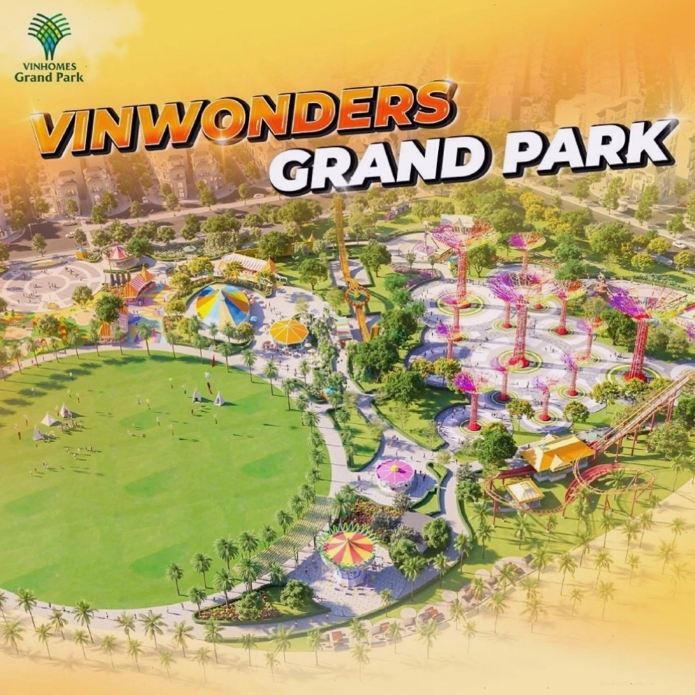 VinWonders Grand Park - một trong những điểm đến vui chơi giải trí hấp dẫn