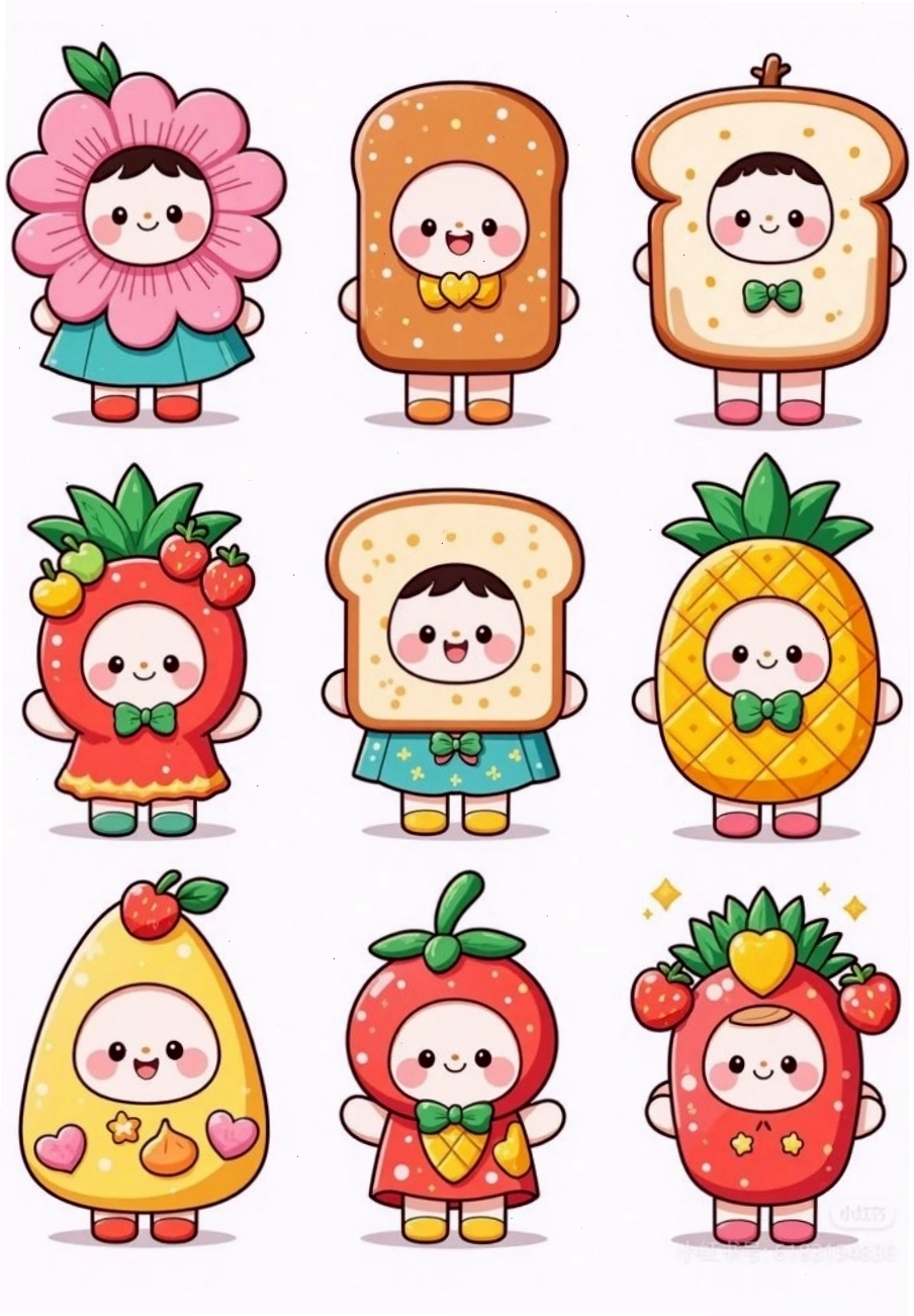 Ảnh chibi cho thiết kế bao bì sản phẩm cao cấp
