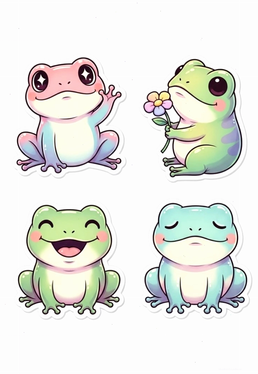 Hình ảnh chibi chất lượng cao cho in ấn bao bì