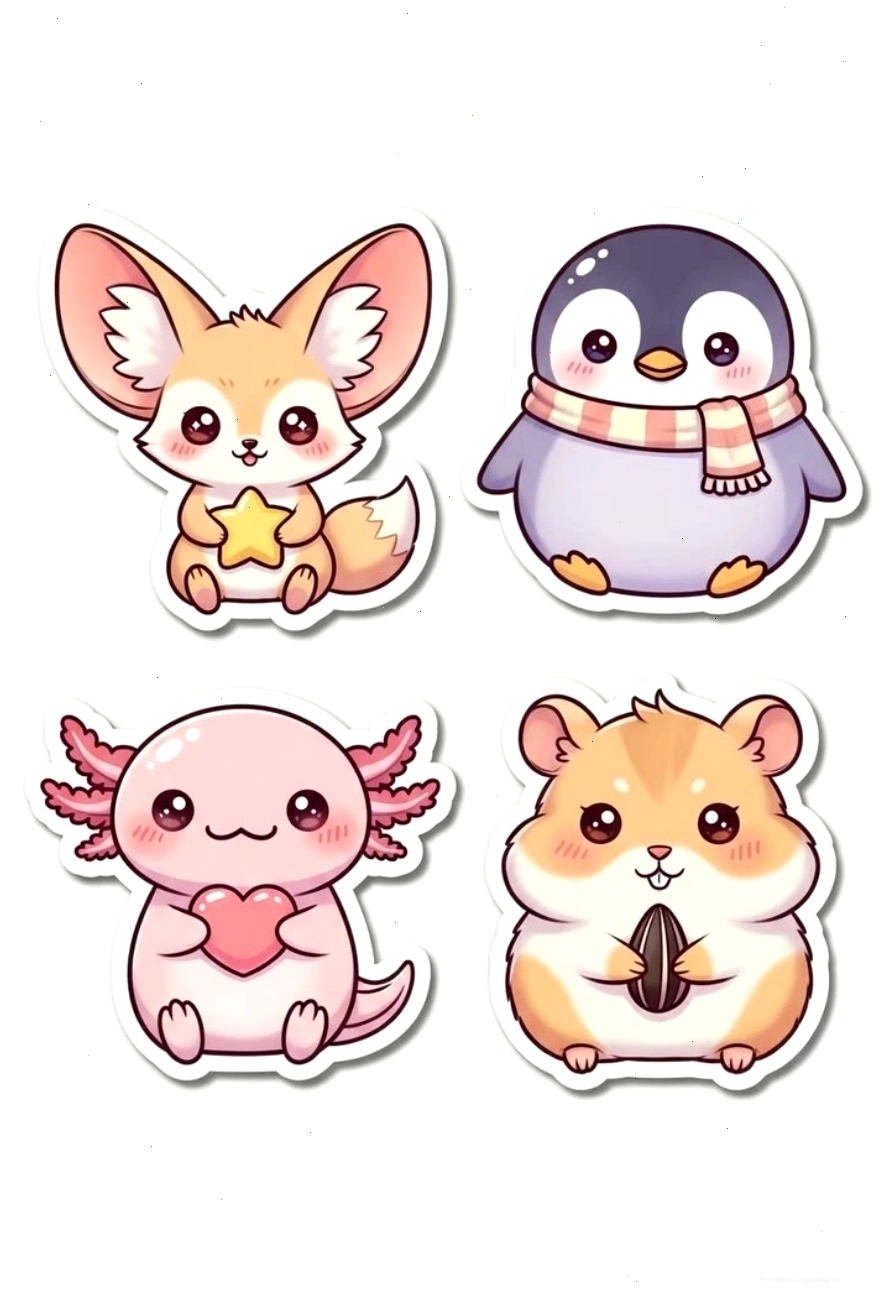 Mẫu thiết kế bao bì dễ thương với nhân vật chibi