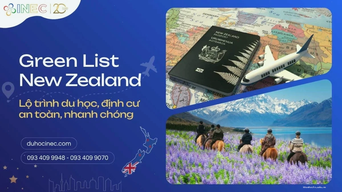 quy trình apply du học new zealand ngành quản lý dự án và thủ tục visa
