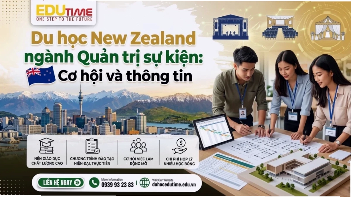 quy trình apply du học new zealand ngành quản lý dự án và yêu cầu hồ sơ