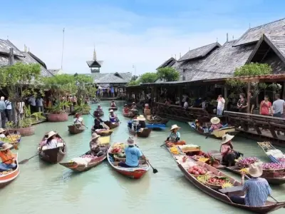 Chợ nổi Damnoen Saduak – Không gian văn hóa Thái đặc sắc