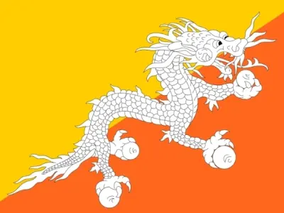 Tìm hiểu về Quốc kỳ Bhutan biểu tượng văn hóa và tôn giáo