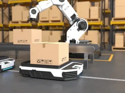 Robot logistics là gì và ứng dụng trong kho vận hiện đại
