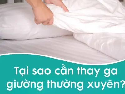 Tại sao cần thay ga giường thường xuyên và lợi ích thực tế?