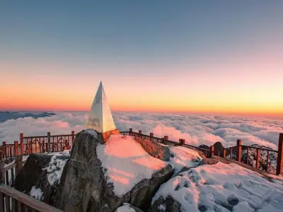 Ngắm ảnh mùa đông sương mù Lào Cai huyền ảo nên thơ