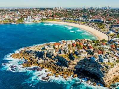 Thư giãn mùa hè bãi biển Bondi Úc với khung cảnh tuyệt đẹp