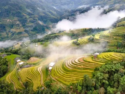 Mùa thu đồng lúa Bắc Kạn rực rỡ sắc vàng quyến rũ