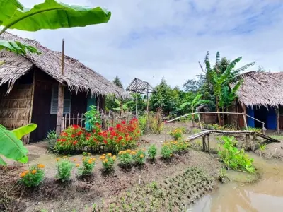 Bộ ảnh Nhà lá Sóc Trăng mang đậm nét quê mộc mạc xưa