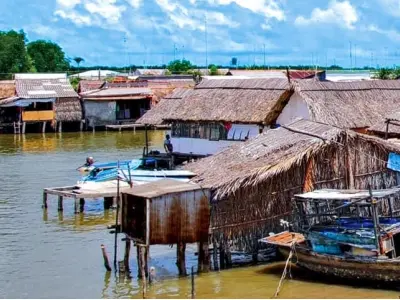 Chiêm ngưỡng ảnh Nhà mái lá Cà Mau độc đáo miền Tây
