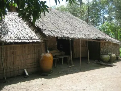 Ảnh Nhà mái lá Phú Yên mang vẻ đẹp mộc mạc và yên bình