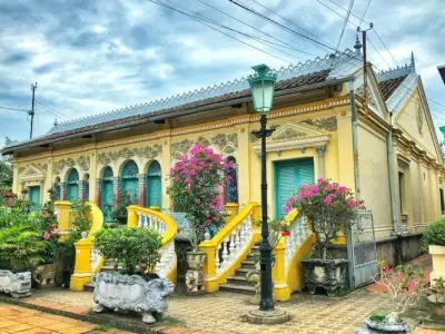 Ảnh Nhà mái ngói An Giang gợi cảm giác ấm áp yên bình khó tả