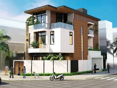 Bộ ảnh Nhà phố hiện đại Vũng Tàu không gian sống đẳng cấp