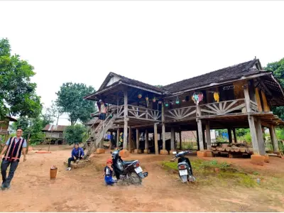 Chiêm ngưỡng những ảnh Nhà sàn Ba Na Đà Lạt đầy thơ mộng