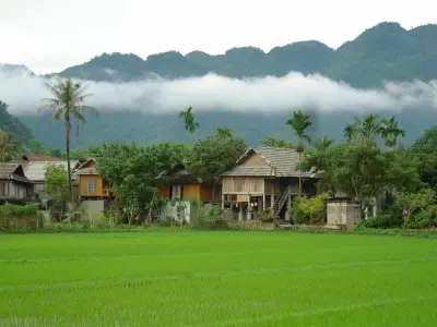 Ngắm trọn bộ ảnh Nhà sàn Tày Bắc Kạn giữ hồn quê yên bình