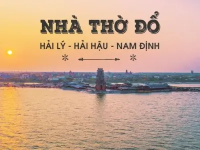 Nhà thờ đổ Hải Lý biểu tượng du lịch hoang sơ Nam Định