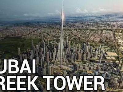 Tháp Dubai Creek Tower biểu tượng kiến trúc Dubai hiện đại