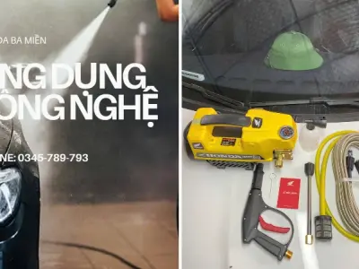 Khám phá cấu tạo kỹ thuật tạo nên sức mạnh máy rửa xe Honda