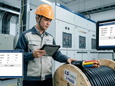 Cách chọn dây điện 3 pha theo công suất đảm bảo an toàn và hiệu quả