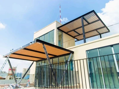 Thiết kế Mái che Sân thượng Đẹp: Xu hướng 2026 và Kinh nghiệm chọn lựa