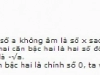 Tìm hiểu Căn bậc hai: Khái niệm, tính chất và ứng dụng